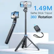 Selfie Stick Tripod Lightweight with Wireless Bluetooth Remote Tripod Stand