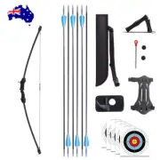 15 lbs Child Bow Archery Takedown Bow and 6x Arrows Set for Gaming Practice Gift