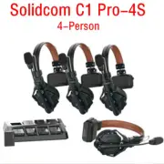 HOLLYLAND 1100ft Solidcom C1 Pro 4S Wireless Intercom Headset System 4-Person