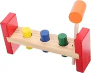 SOPOTUTU Educational Boys and Girls Toy 1 Set Baby Puzzle Table Hammers Sensory Montessori Toys for Toddlers Development