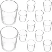 BESTYASH 12Pcs Small Glass Goblets for Wine Tasting Elegant Transparent Urinal Shot Glasses Drinking Glasses for Parties Easy to Clean for Home Use