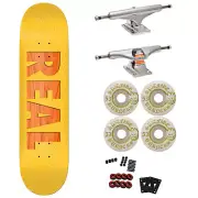 Real Premium Skateboard with Indy Trucks, Spitfire Wheels 8.06" Bold Team