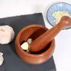 Pepper Herbs Mash Old style Mortar Pestle Medicine Masher Spice Crusher Grinder
