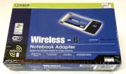 New, Linksys Wireless B Notebook Adapter WPC11,V.4, 11Mbps, 2.4GHz, Free Ship