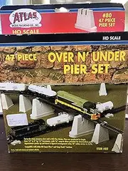 Pier Set (47Pc Set) HO Scale Atlas Trains