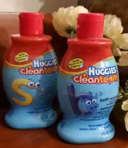 Huggies Cleanteam Blue Melon Splash 2-IN-1 Shampoo & Conditioner & Bath Wash NEW