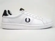Fred Perry B721 'White Blue' Leather New (US7) B1251 limited smith casual