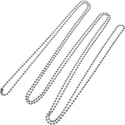 ULTECHNOVO Blinds Pull Beads Roller Shade Bead Chain Blind Supplies Fan Chain Roller Blind Beads Chain Bead Chains Metallic Curtains Window Blind Replacement Chain Metal Ball Repair