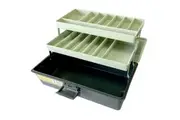 31cm Storage Box Case w Caddy Organiser Tray for Tool Sewing Fishing Handcraft