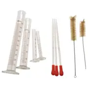 1X(4 Measuring Cylinder - 5ml, 10ml, 50ml, 100ml - Premium Glass - Contains4122