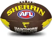 Sherrin AFL Hawthorn Hawks Song Football, Size 2