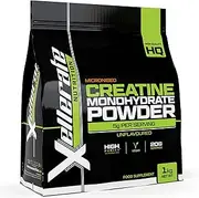 Creatine Monohydrate Powder Micronised | 1kg Equivalent to 200 Servings or 7 Month Supply | Finest Grade, Pure and Unflavoured Sports Vegetarian and Vegan Powder | Made in The UK by Nu U Nutrition