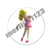 Princess Peach Super Mario Nintendo Golf Ball Marker + HAT CLIP