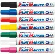 15 x Artline 400XF Permanent Paint Marker 2.3mm Black Blue Red Green Pink White