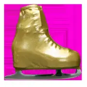 Metallic Figure Skating Boot Covers by Kami-So - Metallic Gold