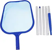 MINAOLULUS 1Set Labor Saving Pool Cleaning Net with Handle Efficient Skimmer Tool for Removing Leaves and Debris from Swimming Pools and Hot Tubs Durable Fine Mesh Design