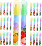 SEWACC Fruit Eraser 36pcs Set Portable Erasers for School Drawing Accessories Bulk