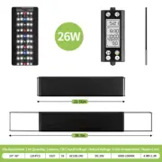 Programmable Fish Tank Aquarium Light with LCD Monitor and Thermometer for Aquat