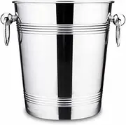Ice Bucket 5L Ice Buckets Ice Buckets for Home Parties, Mirror Face Stainless Steel Material, Well Made Champagne Bucket Keeps Ice Frozen Longer, for Christmas Party, Backyard Barbecues, Outdoor Bar U