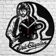 Eric Clapton Vinyl Record Wall Clock Art Decor Original Gift 12'' 30cm 2276