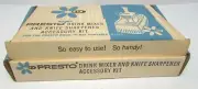 Rare Vintage PRESTO Drink Mixer Knife Sharpener Accessory Set NOS New