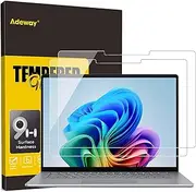 Adeway [2-Pack] Screen Protector for Microsoft Surface Laptop 7 (AIPC 2024), 13.8 Inch Tempered Glass, Ultra Clear, Smooth Touch, Anti-Scratch
