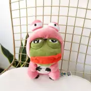 pepe frog slowpoke plush charm gift room decor anime cartoon flower kawai cute