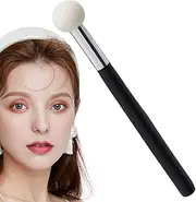 Makeup Sponge Brush - Small Mushroom Head Concealer and Foundation Applicator | Dry Wet Double Use Face Sponge for Women Girls with Eyelids, Nose, Eye Shadow and Cream Makeup