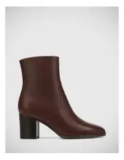[Wittner] Nola Leather Ankle Boot in Walnut
