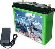 12.8V 20Ah 30Ah LiFePO4 Lithium Battery 12V Rechargeable Lithium Iron Phosphate Battery Outdoor Power Portable Power for Solar Marine Trolling Home Use Emergency