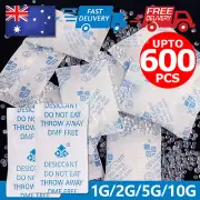 1/2/5/10 Gram Silica Gel Packets Moisture Absorber Desiccant Reusable FoodGrade