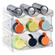 Plastic Stackable Bottle Storage Holder Rack Free-Standing Water Bottle/Wine
