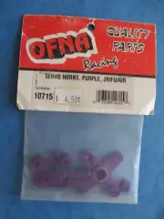 VINTAGE OFNA 10715 SERVO HORNS PURPLE JR FUTABA AIRTRONICS OFN10715 NIP