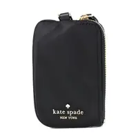 在飛比找momo購物網優惠-【KATE SPADE】尼龍零錢袋識別證掛帶票卡夾-黑色