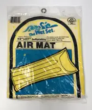 Vintage Intex Recreation The Wet Set Inflatable Embossed Air Mat 72" x 27" 59700