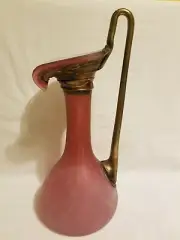 Vintage Art Glass Vase Mady Benson Alchemy Glass STUNNING 12"