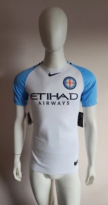 Melbourne City FC Nike 819400-100 Mens 2016/17 Home Shirt Jersey Size S New