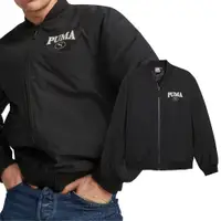 在飛比找蝦皮商城優惠-Puma基本系列 男 黑色 休閒 穿搭 冬季 棒球外套 外套