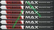 KBS Max Graphite Iron .355" Taper Tip Golf Shafts Senior Flex 55g 5-PW Set of 6