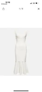 Victoria Beckham White Bandage Dress Brand New with Tags XS