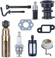 Adefol Intake Manifold Boat Oil Pump Worm Gear Heating Oil Hose Filter Kit for Stihl 025 023 021 MS250 MS230 MS210 Chainsaw 11231412200 11236403200
