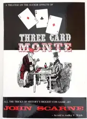 Three Card Monte by John Scarne Classic Book Copyright 1972 MINT CONDITION!!