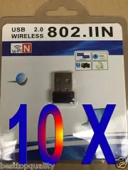 LOT 10 x Mini/micro/Nano Wireless USB WiFi Adapter LAN Adapter 802.11n/g/b BEST