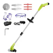 12V Cordless Garden Mower Portable Electric Lawn Grass Trimmer Pre-assembled