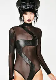 Sinful Sass Sheer Bodysuit