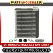 1x Aluminium A/C Evaporator Core for Toyota Corolla Matrix 2003-2004 Plate & Fin (for: Toyota)