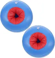 KICHOUSE 1 Pair Wearable Inflatable Boxing Balloons Interactive Punching Mittens for Training Exercising Quick Inflation Travel Friendly PVC Gloves for Fitness Fun