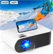 Mini Projector FHD 1080P Portable Projector with WiFi and Bluetooth