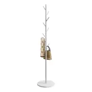 Metal Coat Rack Stand with Marble Base, Coat Rack Freestanding, Easy to Assem...