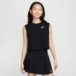 NIKE 背心 女款 運動背心 慢跑背心 休閒 運動 NSW CLUB CRP SL TEE  黑 FV5506010